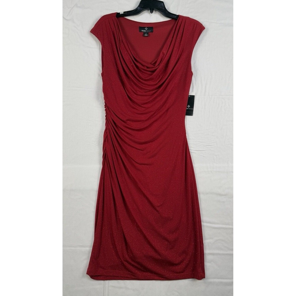 Ronni Nicole Women's Red Sleeveless Sheath Dress Size‎ 8, Cocktail Formal, NWT